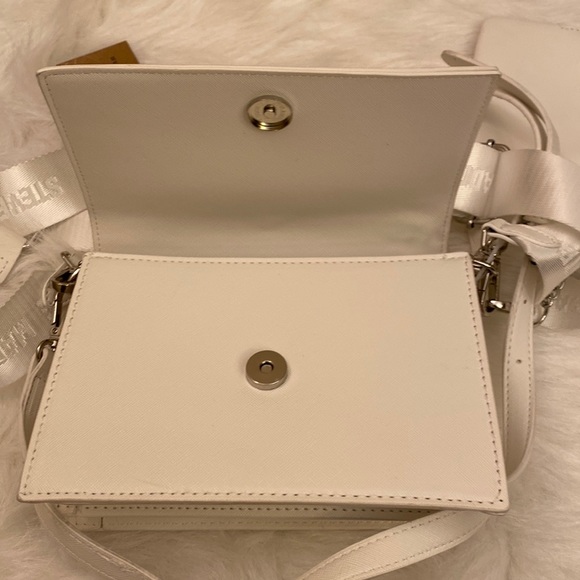 NWT Steve Madden BHAMA Crossbody - w/ Matching Wallet - White - Picture 12 of 15